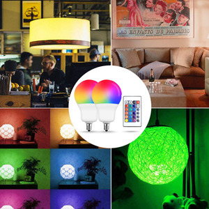 RGB thay đổi E12 A19 đầy màu sắc hyakunari Bóng đèn ánh sáng 120V bầu không khí đèn - Product Image 4