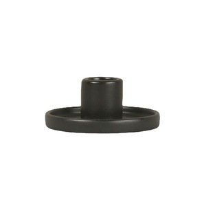 Wholesale European Simple <strong>Black</strong> and White Ceramic <strong>Candlestick</strong> <strong>Holder</strong> for Home Decoration Ornament in Stock - Product Image 5