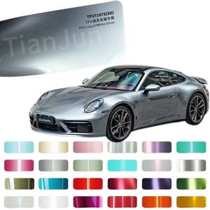 Pellicola Protettiva per Vernice Auto 3M Resistente ai Raggi UV, TPU Verde Acquamarina Autorigenerante, Pellicola PPF Colorata per Carrozzeria - Product Image 1