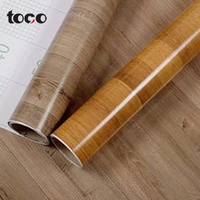 Holz-Effekt-Kleber Transfer korn PVC-Lamini folie PVC-Membran folie Tür 3D-Design Möbel Dekoration Film