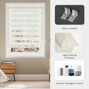 Tende a Rullo Zebra per Finestre <span class=keywords><strong>di</strong></span> Alta Sicurezza Giorno e <span class=keywords><strong>Notte</strong></span>, Produzione Cinese - Product Image 4