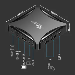 TV Box Android X88 Mini 13 4K de Alta Calidad, 13.0 RK3528 2GB 16GB, WiFi 2.4G y 5G, Reproductor Multimedia, IPTV - Product Image 6