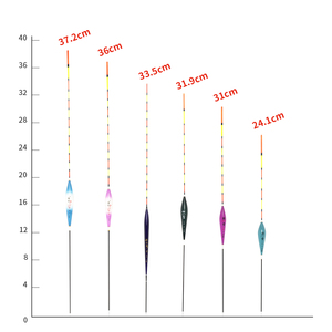 6 phao câu cá + Ống đóng gói nổi bền trong suốt dày không có dấu vết Phụ Kiện Dụng cụ câu cá cầm tay - Product Image 6