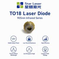 Diode laser infrarouge QSI QL90F7SX 905nm 10mW TO18 5.6mm LD pour capteur optique, mesure industrielle, télémètre