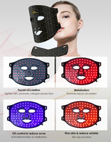 Thérapie par lumière infrarouge Biomol LED pour le visage 415nm 605nm 635nm 850nm Lumière rouge pour le soin de la peau du visage