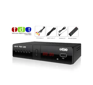 OEM工厂价格TDT电视盒制造商DVB-T2数字电视接收机南非数字机顶盒全高清解码器
