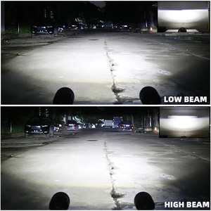 Sanvi S11 Blue Lens Coating 40w 6000k Bi Led Projector Lens Headlight for Motorcycle Jeep Speedboat Easy Install Vehicle Lamps - Product Image 4