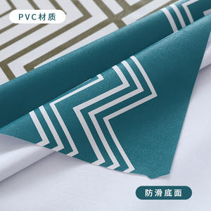 Nappe rectangulaire en PVC imprimée, imperméable, pour usage domestique, avec motif papillons et fleurs, pour couvrir la table à manger - Product Image 3