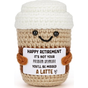 Cadeaux <span class=keywords><strong>de</strong></span> retraite amusants en crochet faits à la main pour femmes et hommes, cadeaux <span class=keywords><strong>de</strong></span> départ du bureau pour les retraités - Product Image 1