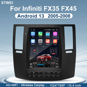 STWEI pour Infiniti FX35 FX45 2005-2008, autoradio multimédia vidéo 10,4 pouces, Android 13, GPS, navigation, 4G WIFI - Product Image 2