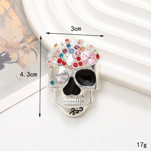 Accesorios DIY <span class=keywords><strong>de</strong></span> Halloween con diseño <span class=keywords><strong>de</strong></span> cabeza <span class=keywords><strong>de</strong></span> fantasma, calabaza, sombrero <span class=keywords><strong>de</strong></span> bruja y murciélago para sandalias <span class=keywords><strong>de</strong></span> mujer, decoración <span class=keywords><strong>de</strong></span> zapatos, dijes y colgantes para collares - Product Image 6