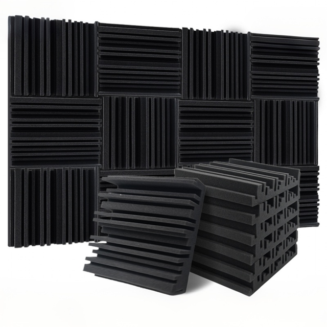 Triangular Broadband Acoustic Foam Sound Absorbing Panels Acoustic Material Dense Soundproof Padding Tile for Recording Studio