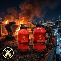 Système de lutte contre les incendies par drone intelligent avec bombe extinctrice de poudre sèche de 30 kg pour la suppression d'incendies dans les immeubles de grande hauteur