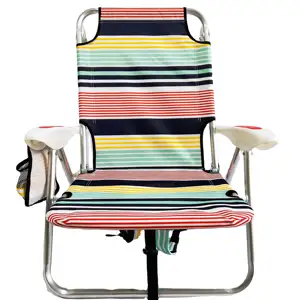 热卖超轻4位平放可调铝合金乌托邦微风沙滩椅野营椅
