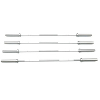 Barre OB de gymnastique professionnelle UNIQ en gros en acier inoxydable courbe droite 2200mm 20kg haltère droite en acier inoxydable