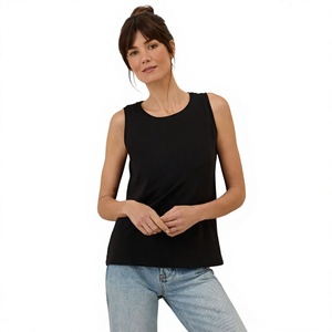 Meilleure Vente Débardeur Décontracté Femme Sans Manches T-shirt d'Été Léger à Superposer Logo Personnalisé Plusieurs Tailles Vente en Gros - Product Image 1