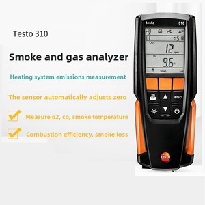 เครื่องวิเคราะห์ก๊าซไอเสียจากหม้อไอน้ำ Testo 310 พร้อมเครื่องตรวจวัดประสิทธิภาพการเผาไหม้และเครื่องวัดอุณหภูมิควัน Co/O2 สำหรับเครื่องมือทดสอบ - Product Image 1