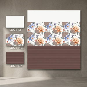 Azulejos de cerámica económicos para pared 250x375 para decoración de cocina, azulejos digitales 250x375mm 25x37.5cm 10x15 pulgadas tamaño estándar OEM - Product Image 2