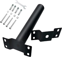 Kit d'extension de poteau d'éclairage solaire personnalisé en acier au carbone, support mural pour lampadaire extérieur