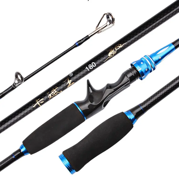 So-Easy Fishing Rods Carbon M/MH Power Lure Spinning Casting Carbon Fiber Fishing Rods