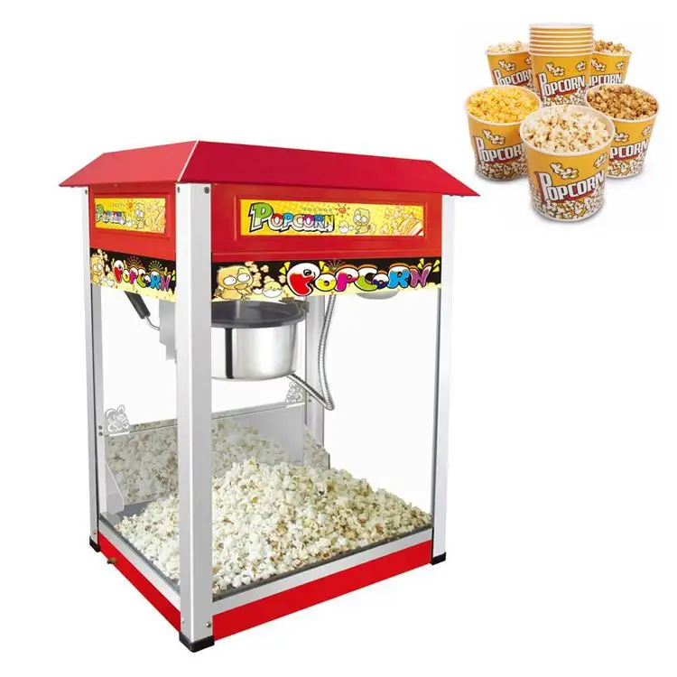 Nieuwe Ontwerp Popcorn Voorbereiding Machine Gas Pop Maïs Machine Met Hoge Kwaliteit En Beste Prijs