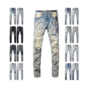 Custom Top Quality Homme Selvedge Pentalon <strong>Jean</strong> Latest Design Cotton Embroidery Distressed Heren Denim Pants Men Patalon <strong>Jeans</strong> - Product Image 1
