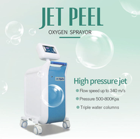 Appareil de pulvérisation à jet d'oxygène subsonique haute pression pour la réduction des rides du visage, l'éclaircissement de la peau, le nettoyage des pores, équipement de salon de beauté