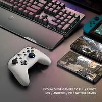 Manette de jeu sans fil GameSir T4 Pro pour PC/iPhone/Android/Switch, double vibration, Bluetooth, manette de jeu pour téléphone portable
