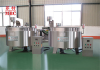 Bouilloire chemisée de chauffage de gaz électrique avec l'agitateur/machine de cuisson industrielle de pâte de sauce de confiture/marmite de viande de poulet