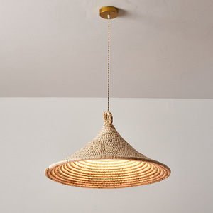 Japanese Style Rattan Pendant <b>Light</b> 35cm 40cm 50cm 60cm Diameter Led Round For Living Room <b>Dining</b> Room Restaurant - Product Image 3