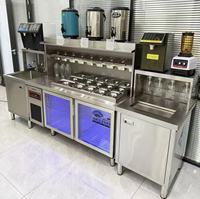 Agitateur à bulles de thé électrique en acier inoxydable, mélangeur automatique de thé au lait Boba avec une capacité de 200 L pour les cafés et les magasins de thé au lait