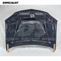 Capó de capó ventilado de fibra de carbono estilo voltios para Mitsubishi Lancer Evolution Evo 7 8 9