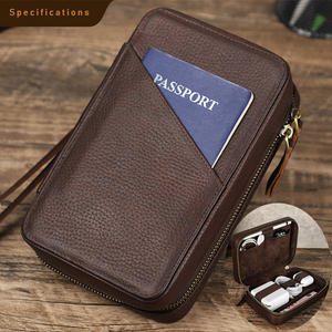 Bolsa de Herramientas de Cuero Genuino para Cable de Datos de Teléfono, Auriculares Bluetooth, Caja de Almacenamiento Moderna, Bolso de Mano para Teléfono Móvil - Product Image 2