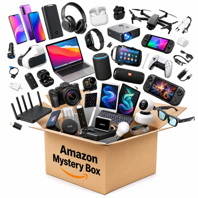 2026 Amazons Mystery Box Electronics 10kg Sourcing Choice Smartphone Smartwatch Tablet Laptop Supply 24 Hours Global Shipping