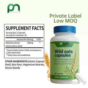 Mélange d'herbes naturelles, capsules d'avoine sauvage, compléments alimentaires pour hommes, soutien quotidien à la vitalité, formule OEM, prix d'usine - Product Image 2