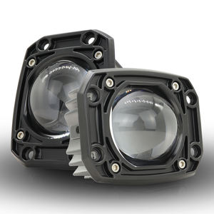 ไฟมอเตอร์ LED สไตล์ซุปเปอร์ไบรท์ สองสี ขนาด 3 นิ้ว ทรงสี่เหลี่ยม ไฟเดี่ยว/ไฟคู่ ไฟขับขี่ขนาดเล็ก ระบบไฟส่องสว่างสำหรับรถยนต์ - Product Image 3