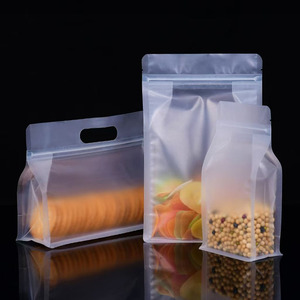 Ziplock Túi Bán buôn nhựa trong suốt Túi xách Frosted nhựa trong suốt túi với đáy phẳng - Product Image 3