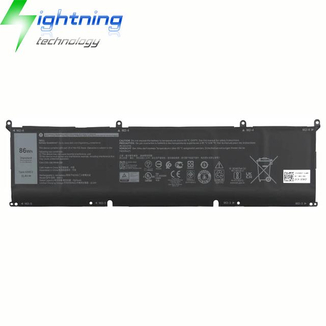 New Genuine Original 69KF2 11.4V 86Wh Laptop Battery for Dell Alienware M15 M17 R3 P45E 2020 XPS 15 9500 G15 5510 5511 5520