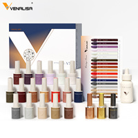 VENALISA NOUVEAUTÉ V1-V7 KIT DE 22 PIÈCES DE VERNIS GEL SANS TPO ET SANS HEMA 10ML COULEURS AUTOMNE HIVER KIT DE VERNIS GEL UV ESMALTE ENAMEL