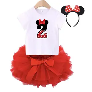 girls sets child clothing Baby Girl Baptism Clothes Baby Clothes 3 Years Girl MBGO-006