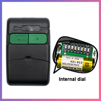 Télécommande sans fil Mutancode compatible 433 MHz avec interrupteur DIP pour ouvre-porte de garage et portail automatique