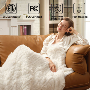 Coperta Elettrica Invernale in <span class=keywords><strong>Pile</strong></span> PV a Pelo Lungo, Spessa, Calda, Grande, Sicura, a Temperatura Costante, Delicata sulla Pelle, Vendita Calda - Product Image 2