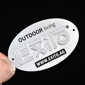 Guanghong - Placas de Identificación Metálicas Personalizadas, Acero Inoxidable, Marcado Láser UV, Impresión de Logotipos, Etiquetas para Cajas de Embalaje - Product Image 2