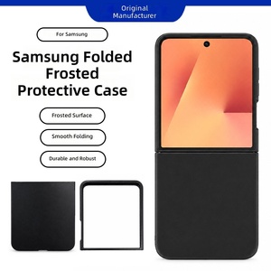 Étui mat givré pour téléphone pliable <span class=keywords><strong>Samsung</strong></span> Z Flip8, housse de protection antichoc, <span class=keywords><strong>anti</strong></span>-empreintes digitales, étui rigide mince en PC - Product Image 1