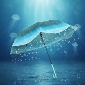 Stylish Modern Elegant Portable Heavy Duty Folding Strong Quality Straight <b>Umbrella</b> Auto Open Button 100cm Diameter Travel - Product Image 1