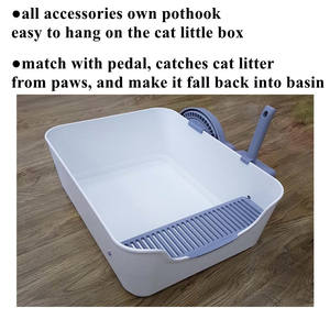 Neue Erfindung Design einfache Stil Reinigung Katzenstreu Pfanne <span class=keywords><strong>Box</strong></span> mit hohen Seiten - Product Image 4