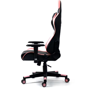 Black <strong>Pink</strong> PU Leather Gaming Swivel <strong>Chair</strong> Customized Cute Ear Bunny Japanese Style Reclining Office <strong>Chair</strong> Featuring Iron - Product Image 4