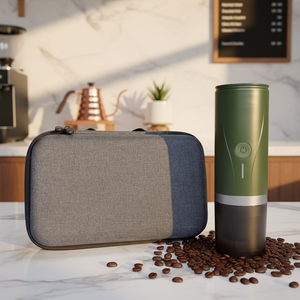 <span class=keywords><strong>Machine</strong></span> à <span class=keywords><strong>café</strong></span> de camping 2-en-1, <span class=keywords><strong>machine</strong></span> à expresso portable 20 bars, mini capsules intelligentes, électrique, en aluminium, OEM pour voiture, hôtel, voyage - Product Image 1