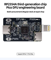 Carte d'ingénierie DFU OSS RP2350A pour iPhone XR-11PM – Outil de développement de microcontrôleur pour réparation en mode PWND violet avec puce à un clic