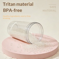 두두레 트라이탄 350ml 밀폐형 누수방지 모던 미니멀리스트 손잡이 직접 마시는 끈 달린 물병 텀블러 (학생, 커플용)